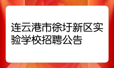 连云港市徐圩新区实验学校招聘公告